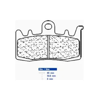Brzda pro motocykl Přední brzdové destičky CL-Brakes BMW R 1200 GS Adventure 2014-2015 směs XBK5