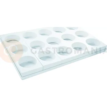 Výrobník cukrové vaty Forma na kulaté minidezerty - 35 ks x 65x40 mm - MONOP.C001 | MARTELLATO, Monoportions & Mignon