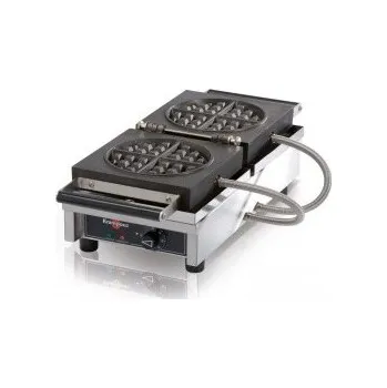 Vaflovač Vaflovač jednoduchý el.Lutych 4x5, sklopný 180°, madlo U, EasyClean