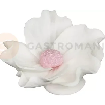 Výroba svíčky Květ divoké růže malý z cukru 8 cm, bílá | MAGMART, K 014M