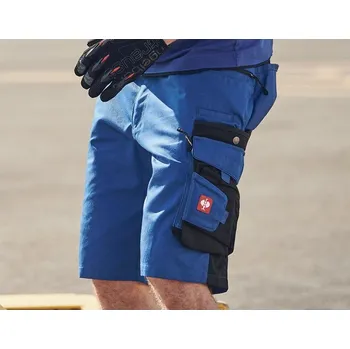 pracovní kraťasy Pracovní Kraťasy Pracovní Šortky e.s.motion velikost 54 modrá chrpa/černá Strauss Pracovní oblečení