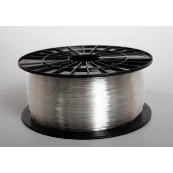 Filament 3D tisková struna, 1,75mm, PET-G, transparentní, 1kg
