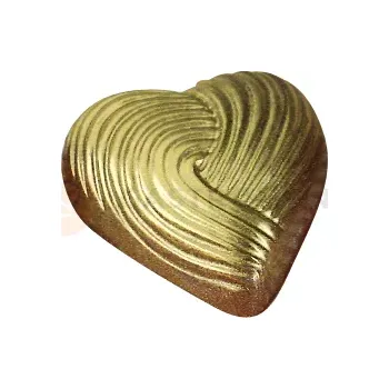 Čokoládová tyčinka Polykarbonátová forma na pralinky a čokoládu - srdce, 28 ks x 7g, 34x33x11 mm - MA1513 | MARTELLATO, Heart