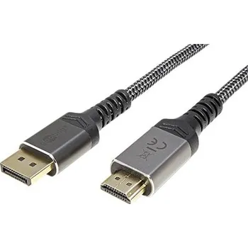 Video kabel Goobay Plus DisplayPort - HDMI kabel, DP(M) -> HDMI A(M), 4K@60Hz, 2m (65269) - 11.92.7132