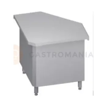 Výdejník vody Rohový vnější stůl 90°, vrchní deska ze žuly | STALGAST, ST 241