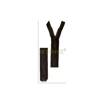 Zip zip dělitelný kostěný 6mm-100 cm aretační jezdec černý celé balení