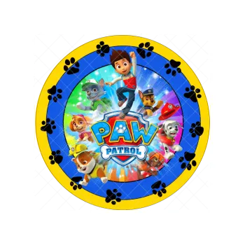 Jedlá dekorace na dort PAW stopy, VARIANTA Jedlý papír 1457