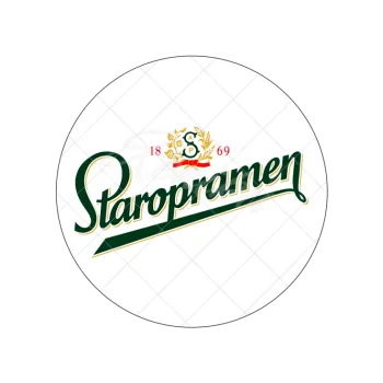 Jedlá dekorace na dort STAROPRAMEN, VARIANTA Jedlý papír 1351