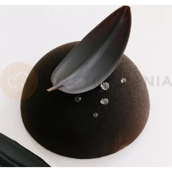 Čokoládová tyčinka Hřeben na tvorbu dekorací - list, 8 ks, 60 mm, 20FH01S | MARTELLATO, Leaf Comb