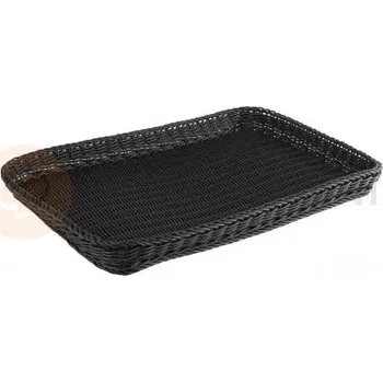 Košík na pečivo 60 x 40 cm, černý | APS, Profi Line