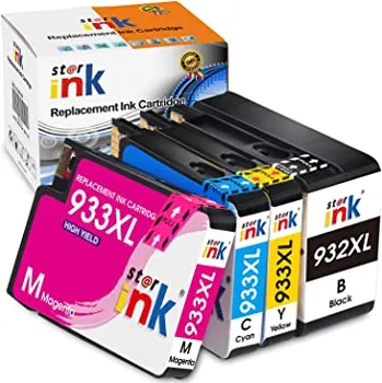 Počítač Starink kompatibilní cartridge HP 932XL + HP 933XL, HP C2P42AE (Černá + 3x Barvy)