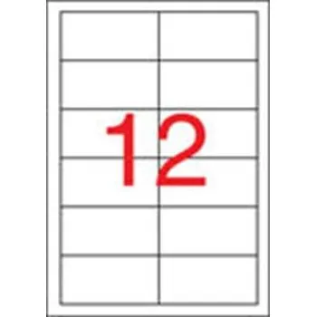 Speciální papír Etiketa, 97x42,4 mm, snímatelná, zaoblené rohy, 1200 ks, APLI