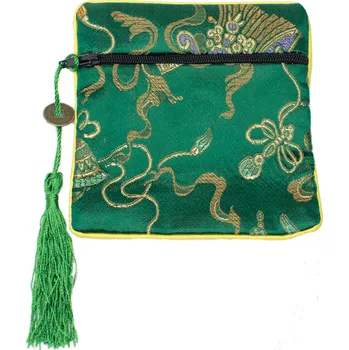 Milujeme Kameny Peněženka – vyšívaná – zelená 85279