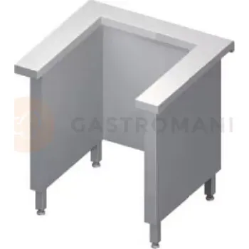 Zahradní úložný box Box, vrchní deska ze žuly, 800x735x880 mm | STALGAST, ST 242