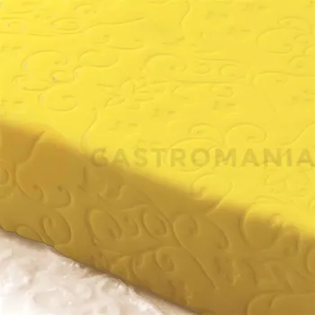 Výroba svíčky Silikonová cukrářská podložka se vzorem - květiny, 400x200 mm - 40-W146 | MARTELLATO, Tappeti Decoro