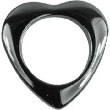 Přívěsek Milujeme Kameny Hematit - přívěsek srdce P37 84718