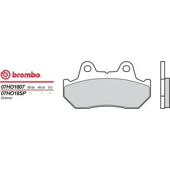 Brzda pro motocykl Přední brzdové destičky Brembo Honda 650 CX E 1983 - směs 07