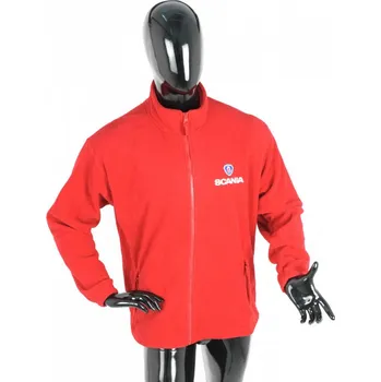 Pánská parka Bunda/mikina fleece SCANIA červená XL