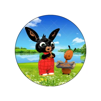 Jedlá dekorace na dort BING svačina, VARIANTA Jedlý papír 1118