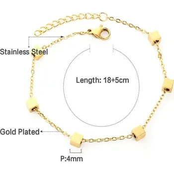 Náramek Elegantní dámský náramek z chirurgické oceli - 514G