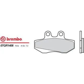 Motodíl Přední brzdové destičky Brembo Gilera 150 RUNNER FX 1997 - směs 06