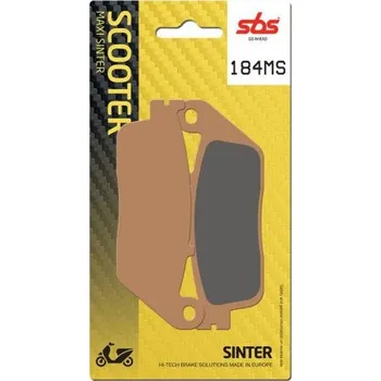 Brzda pro motocykl Zadní brzdové destičky SBS Honda SW-T 600 2011 - 2013 směs MS