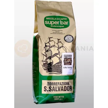 Farmaceutická surovina Zrnková káva 85% Arabika, 15% Robusta, 1 kg | SAN SALVADOR, Super Bar