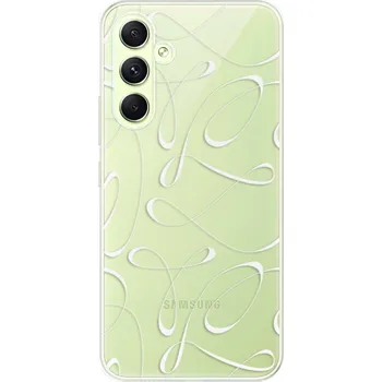 Pouzdro na mobilní telefon Odolné silikonové pouzdro iSaprio - Fancy - white - Samsung Galaxy A54 5G