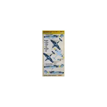 Plastikový model 1/48 Decals Bf-109F-4 (Escuadrilla Azul)