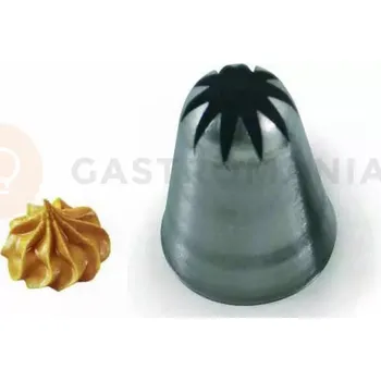 Výroba svíčky Cukrářská špička, šesticípá hvězda - 5 mm | SILIKOMART, Punte Close-star