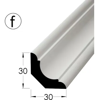 rohová lišta Rohová vnitřní lišta - RVK 3030 fTR /240