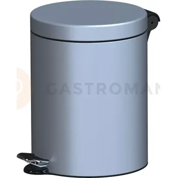 Nádoba na led Pedálový odpadkový koš 5 l, 28x21 cm, šedý | ALDA, Freedom Fresh