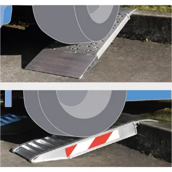 Metalmec Zkrácené hliníkové nájezdy MM501 500 mm, max.nosnost 3000 kg