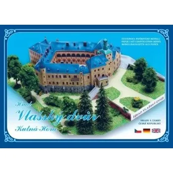 Papírový model Zadražil Vystřihovánka Hrad Vlašský Dvůr Kutná Hora 990065