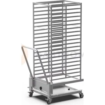 Servírovací stolek Nerezový vozík na plechy k pecím CHEFLUX BIG 2/1, 20x GN 2/1 | UNOX, QUICK.Load