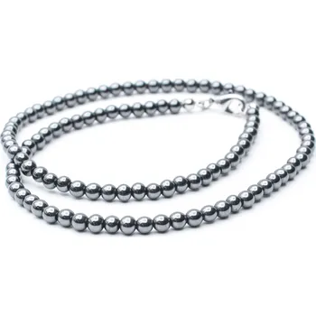 Náhrdelník Milujeme Kameny Hematit - náhrdelník kulička NAK14 Ø 8 mm 8555