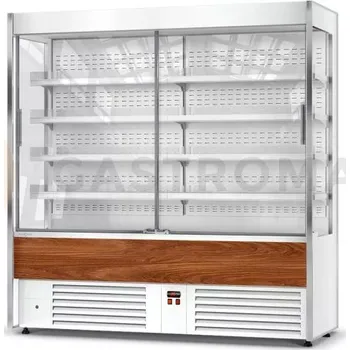 Modul pro zavřený chladící regál, dřevěné provedení 1880x700x2020 mm | RAPA, RCh-SR D