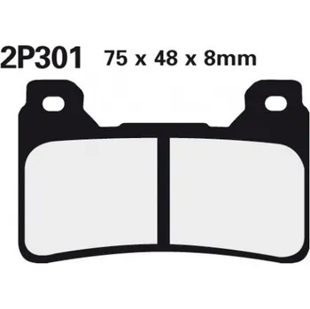 Brzda pro motocykl Přední brzdové destičky Nissin Honda CBR 600 RR (Rad.cal) 2005 - 2006 směs ST