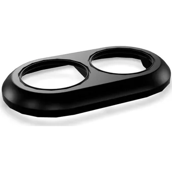 Odvodňovací žlab Rámeček dvojité krytky MCH černá (10 ks)