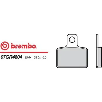 Brzda pro motocykl Přední brzdové destičky Brembo Husqvarna 50 CR JUNIOR 2006 - směs 04