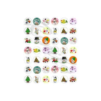 Jedlá dekorace na dort VÁNOČNÍ, VARIANTA Jedlý papír 578