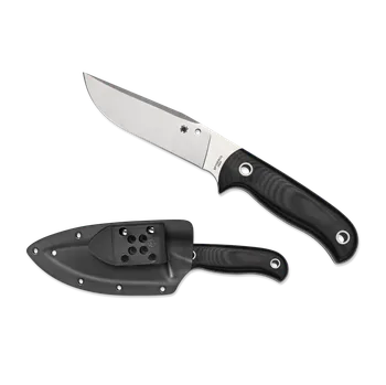 Pracovní nůž Spyderco Bradley Bowie, pevný nůž s pouzdrem, hladké ostří FB33GP