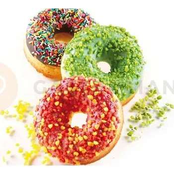 Kuchyňská sůl Silikonová forma 600x400 mm SQ059 Donuts, 24x 133 ml, 85x29 mm | SILIKOMART, 60x40 Sessanta Quaranta