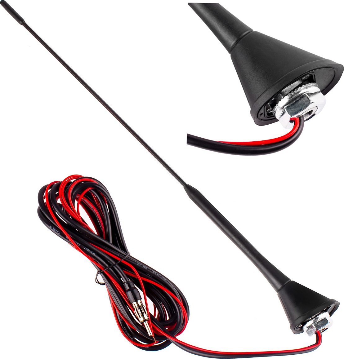 AMiO Accendisigari 12V/24V, 15A – Presa Universale Con Spina Europlug, Per Auto, Camper, Nautica - 2