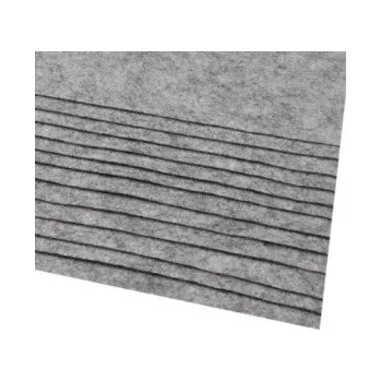 Látková plsť - filc A4 světle šedý