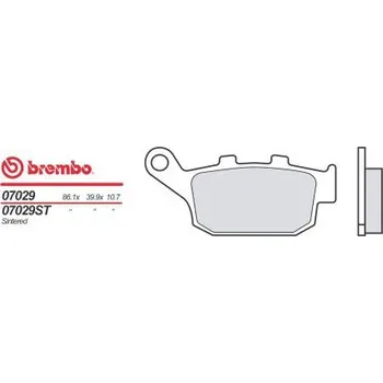 Brzda pro motocykl Zadní brzdové destičky Brembo Peugeot 250 SV 2002 - směs OEM