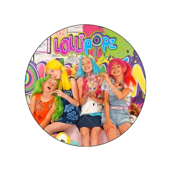 Jedlá dekorace na dort LOLLIPOPZ spánek, VARIANTA Jedlý papír 1225