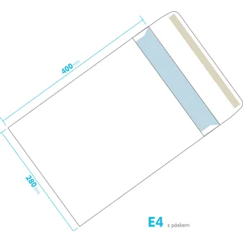Obálka Dopisní obálka - E4 s páskem