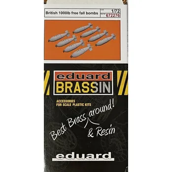 Plastikový model BRASSIN 1/72 British 1000lb free fall bombs