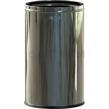 Nádoba na led Odpadkový koš 18 l, 41x24 cm, nerezová ocel/leštěná | ALDA, Room Basket